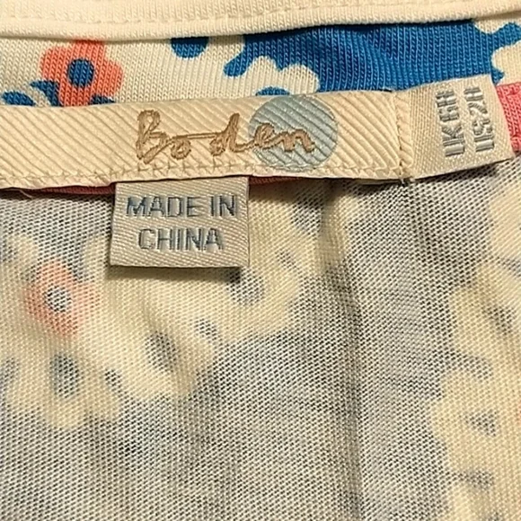 Boden Blue Jersey Dress - Women's Size 2 - Picture 7 of 9